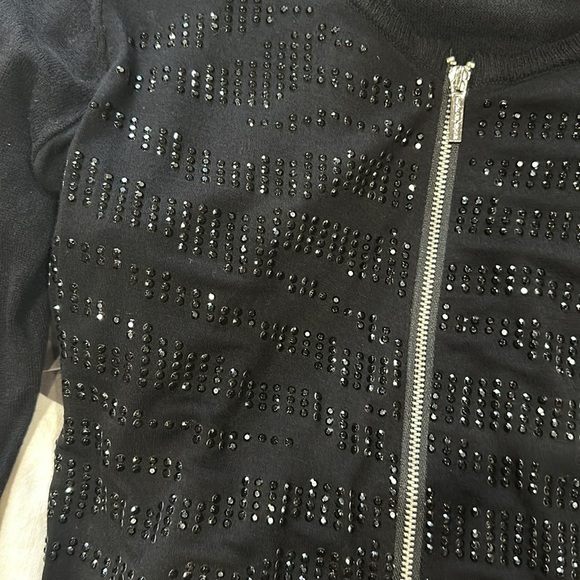 🌷MICHAEL KORS BEADED ZIP UP JACKET SIZE MED NWT - Picture 6 of 6